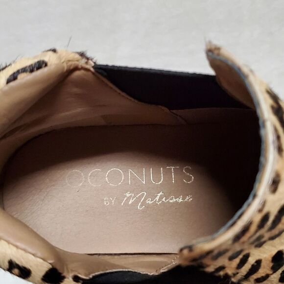 COCONUTS by Matisse Harlan Leopard Print Real Fur High Top Sneaker 10 - Picture 16 of 16